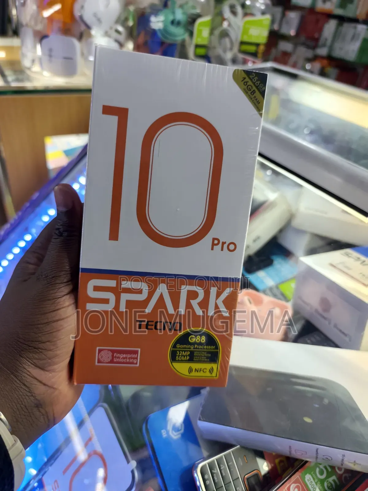 New Tecno Spark 10 Pro 256 GB Black