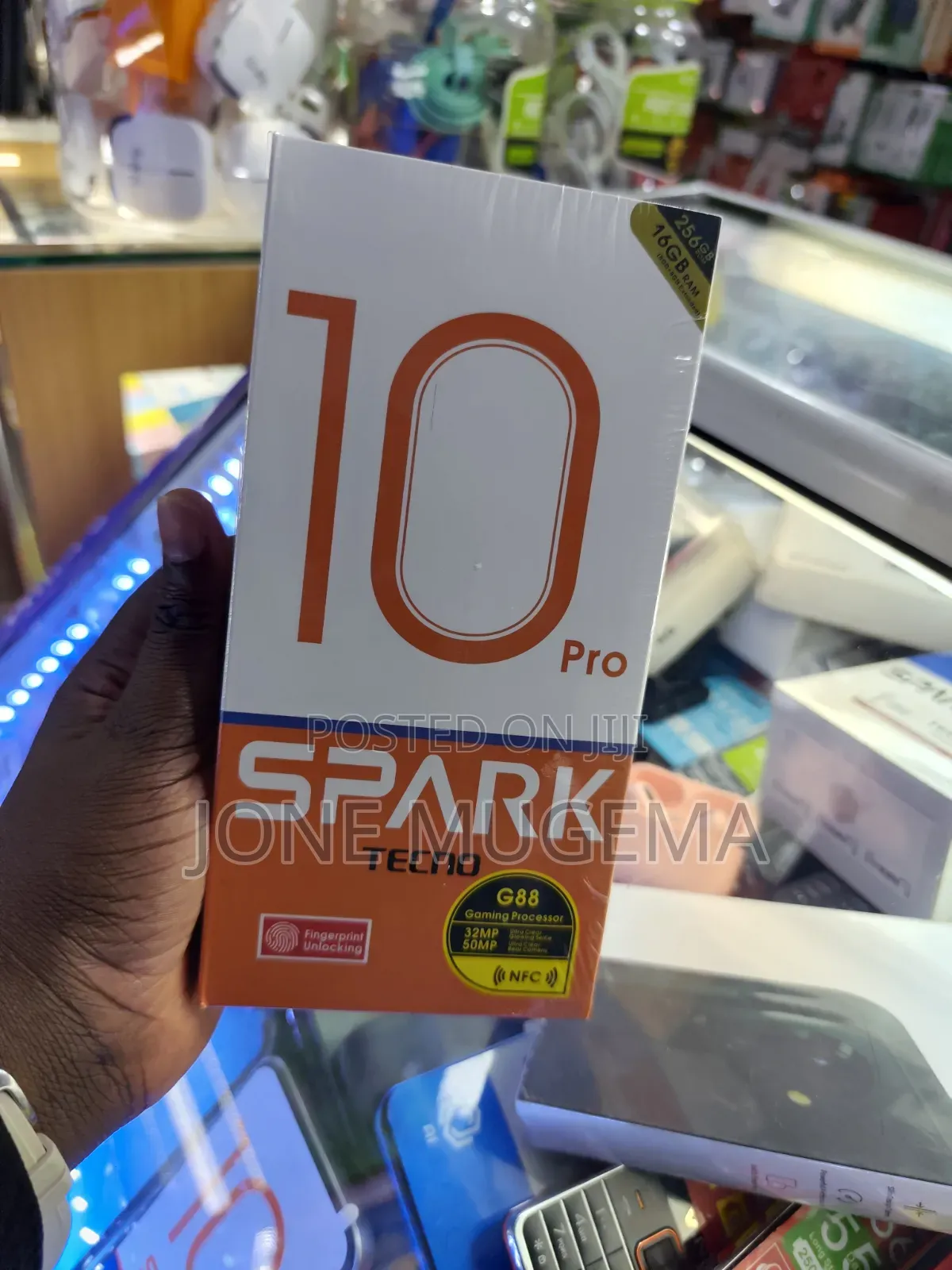 New Tecno Spark 10 Pro 256 GB Black
