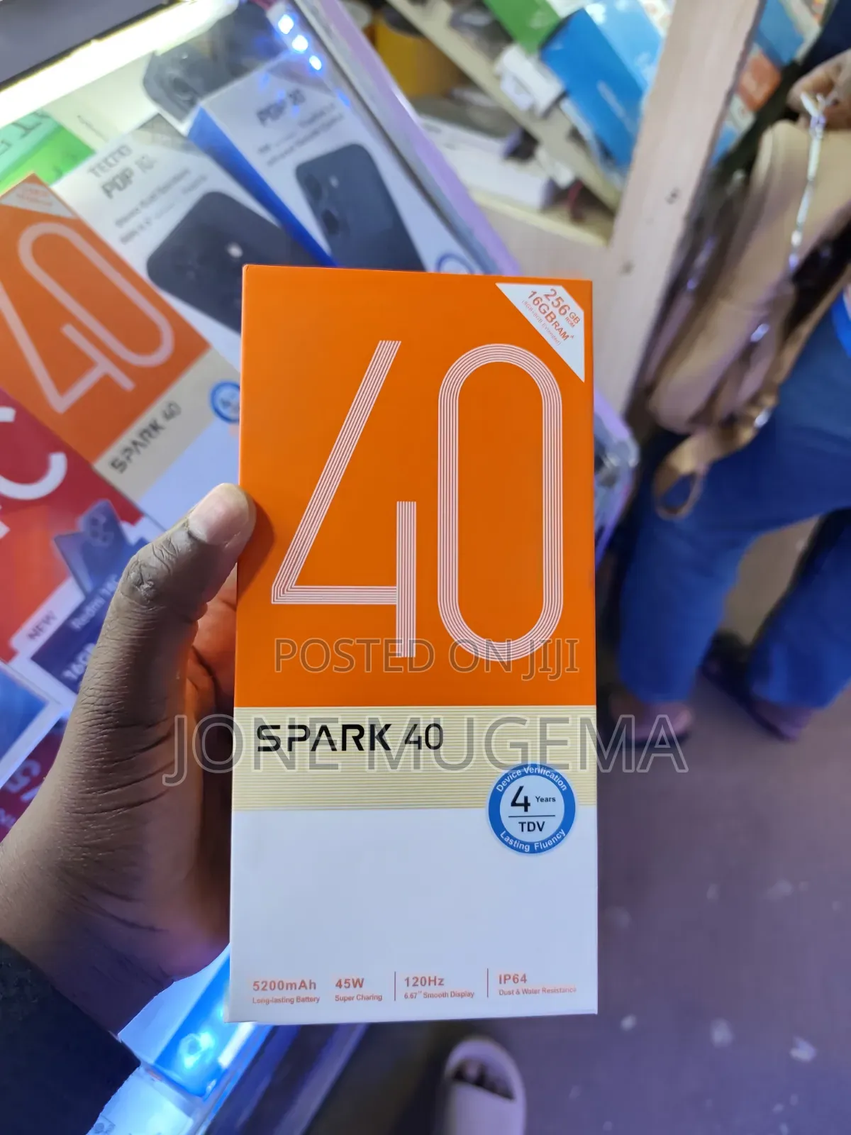 New Tecno Spark 40 256 GB Black