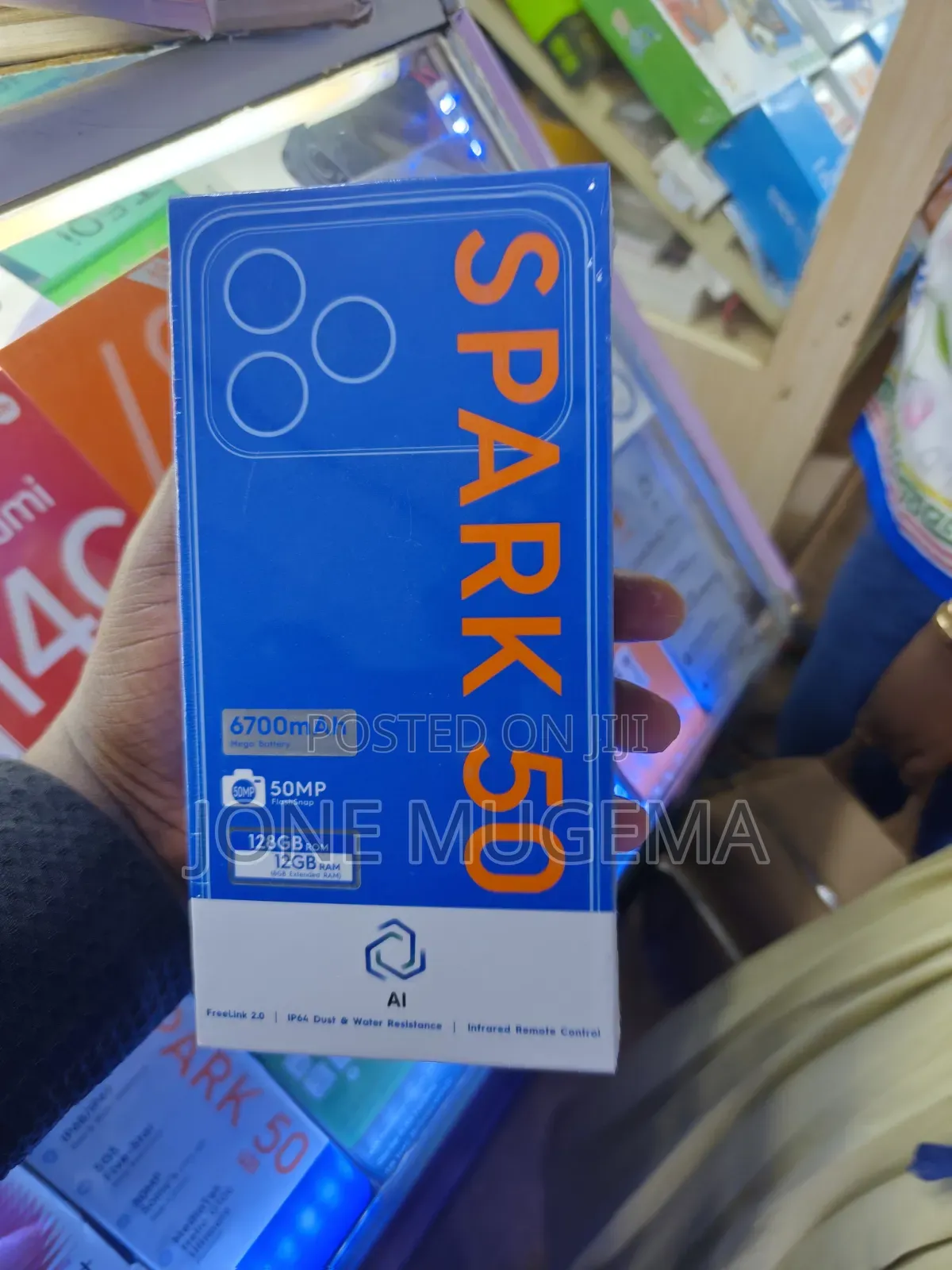 New Tecno Spark 50 128 GB Black