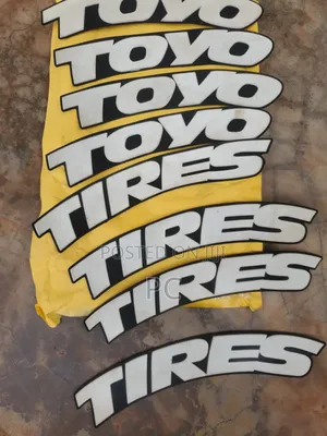 Toyo Tires Stickers White