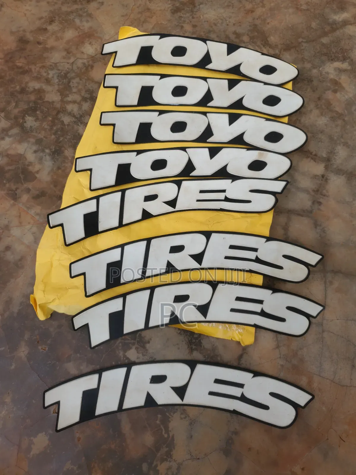 Toyo Tires Stickers White