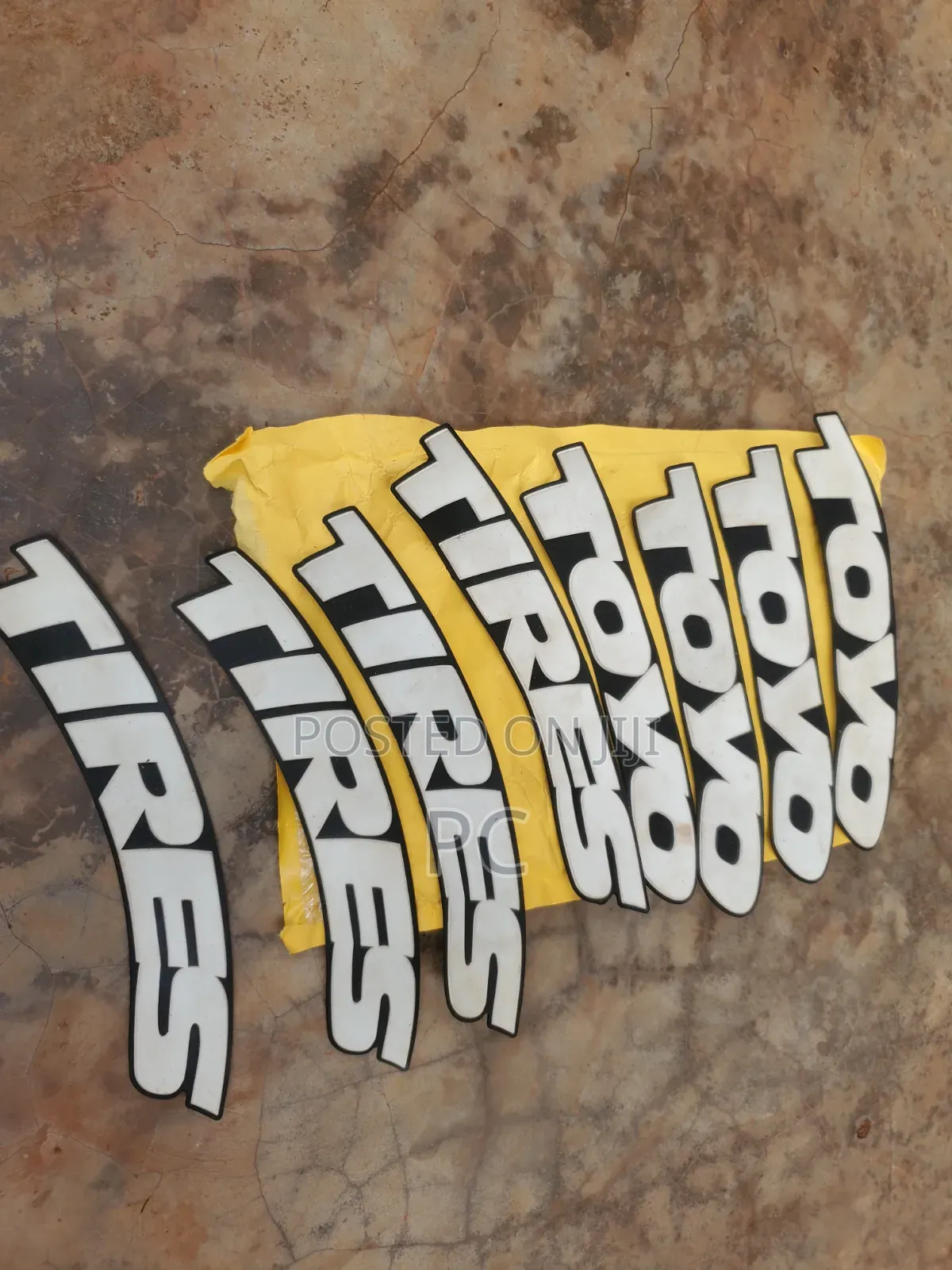 Toyo Tires Stickers White