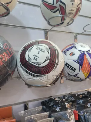 Tubeless Soccer Leather Ball Playing Football
White/Multicolor 