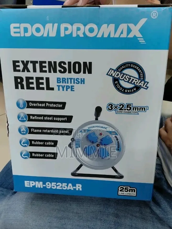 Edon Promax Extension Cable Reel 25m