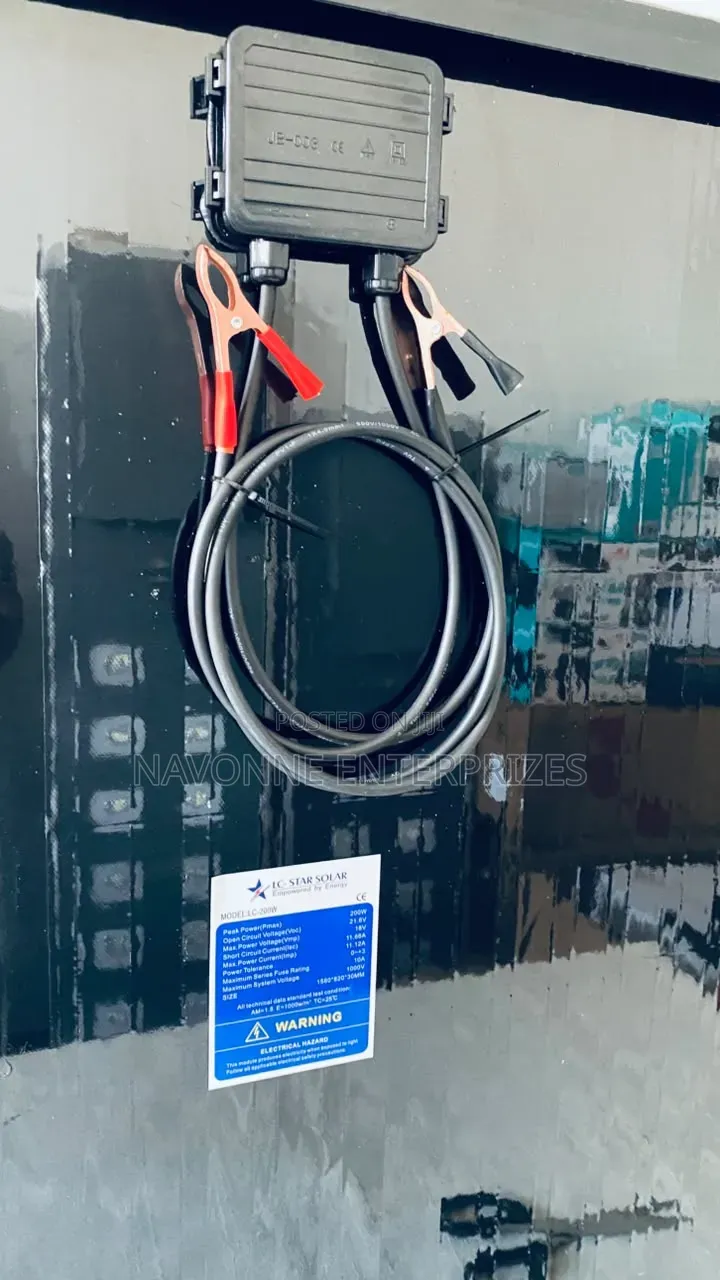 200W High-Efficiency Monocrystalline Solar Panel