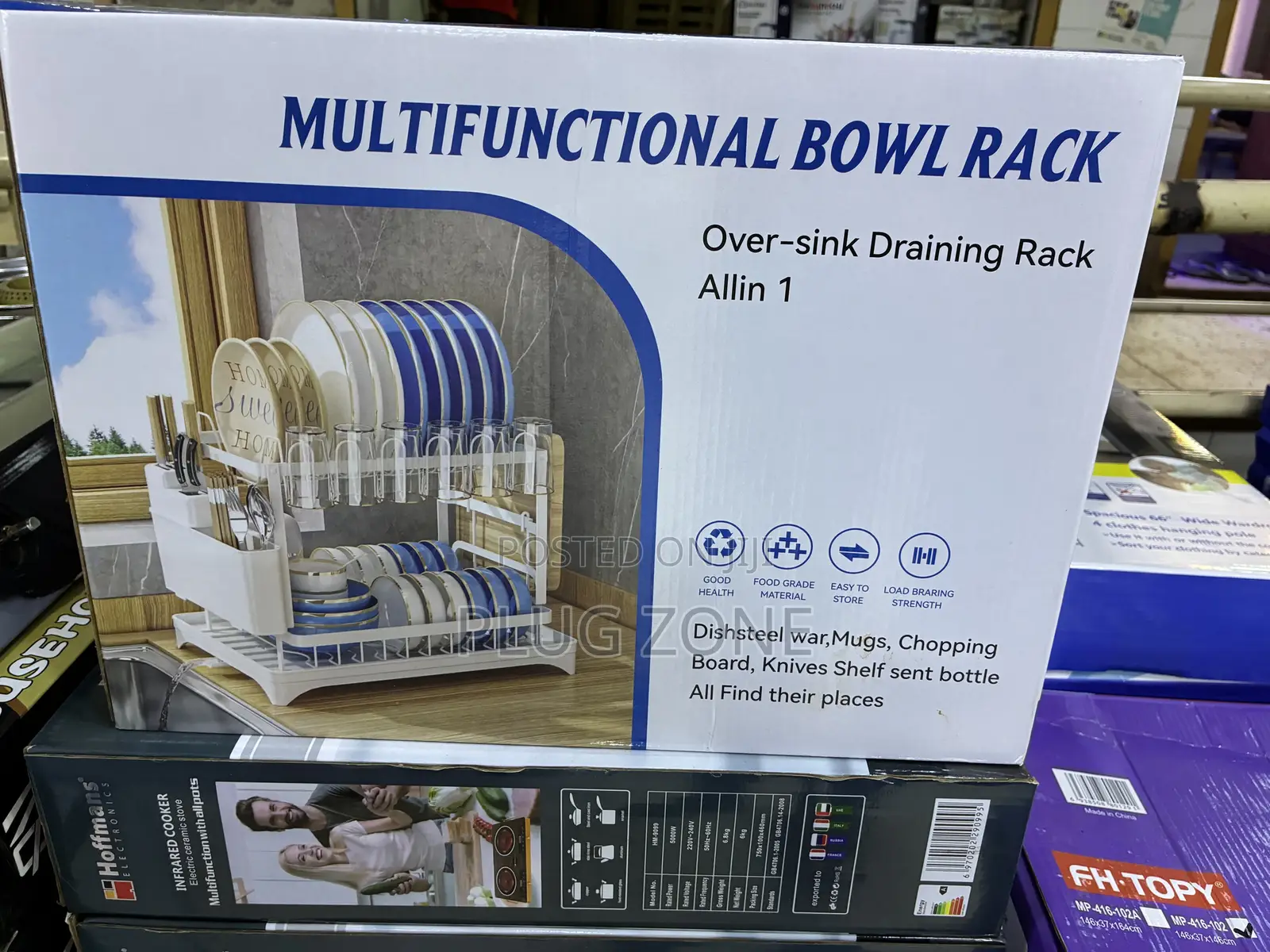 Multifunctional Bowl Rack