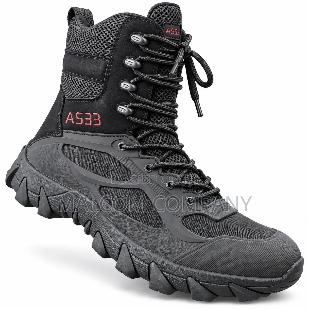 A533 Men’s Tactical Combat Boots – Black, Security Outdoor Boots