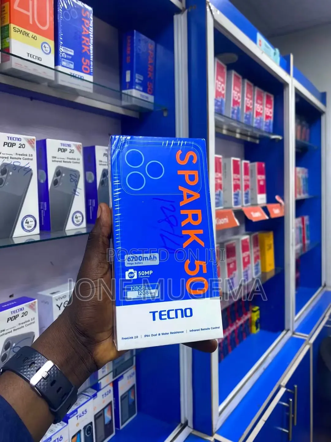 New Tecno Spark 50 128 GB Blue