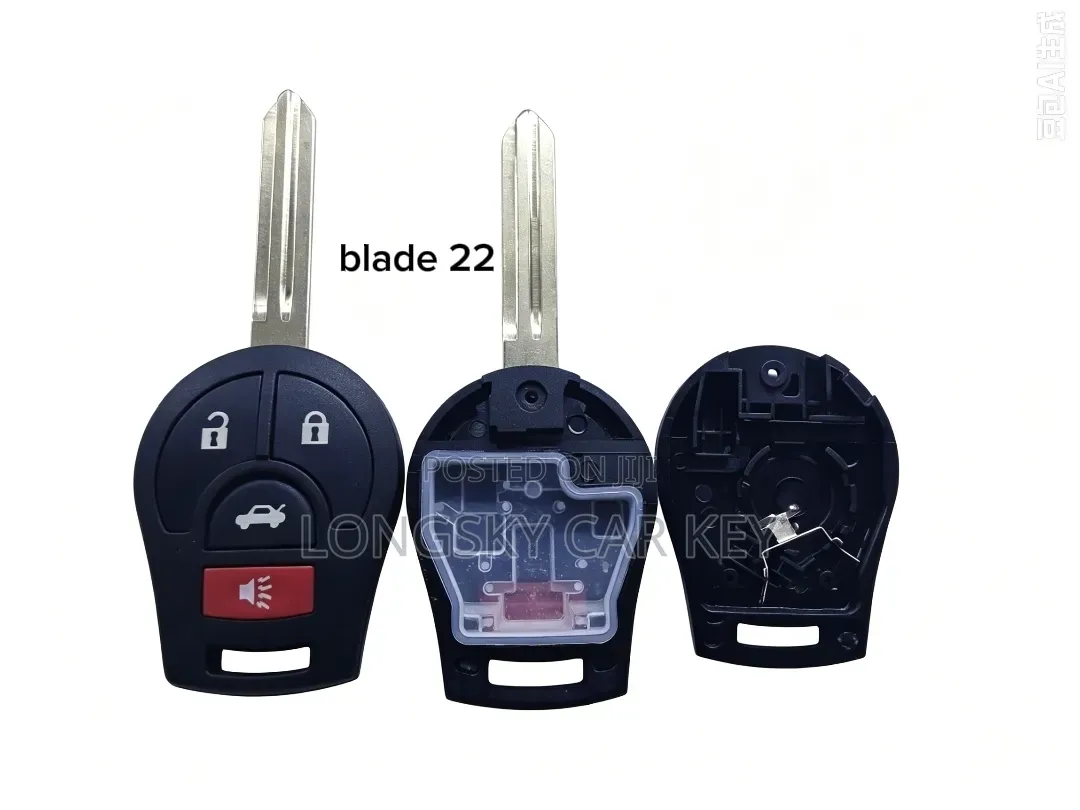 Nissan Insert to Start Car Key Shells