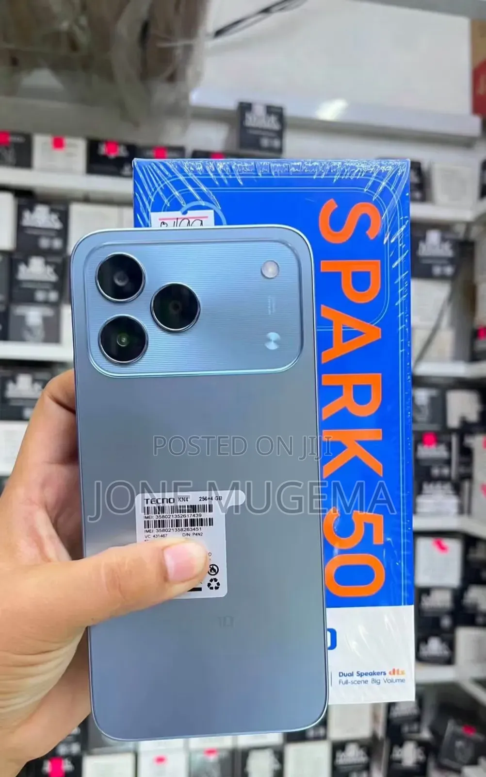 New Tecno Spark 50 128 GB Blue
