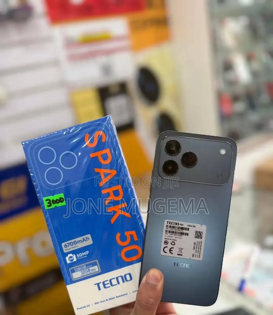 New Tecno Spark 50 128 GB Blue