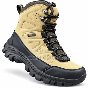 A533 Men’s Tactical Boots – Khaki Security, Combat Hiking Boots