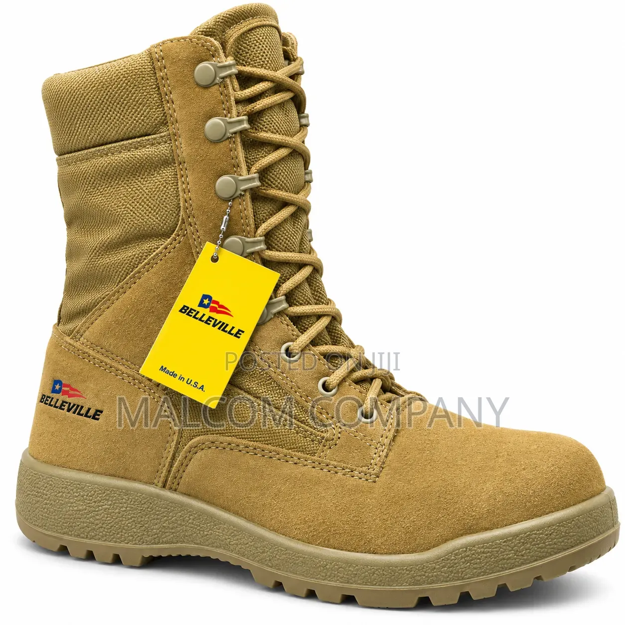 Belleville Tactical Combat Boots – Desert Tan Military Security Boots