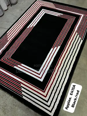 Maroon Stripe Designs and Gold Carpet
