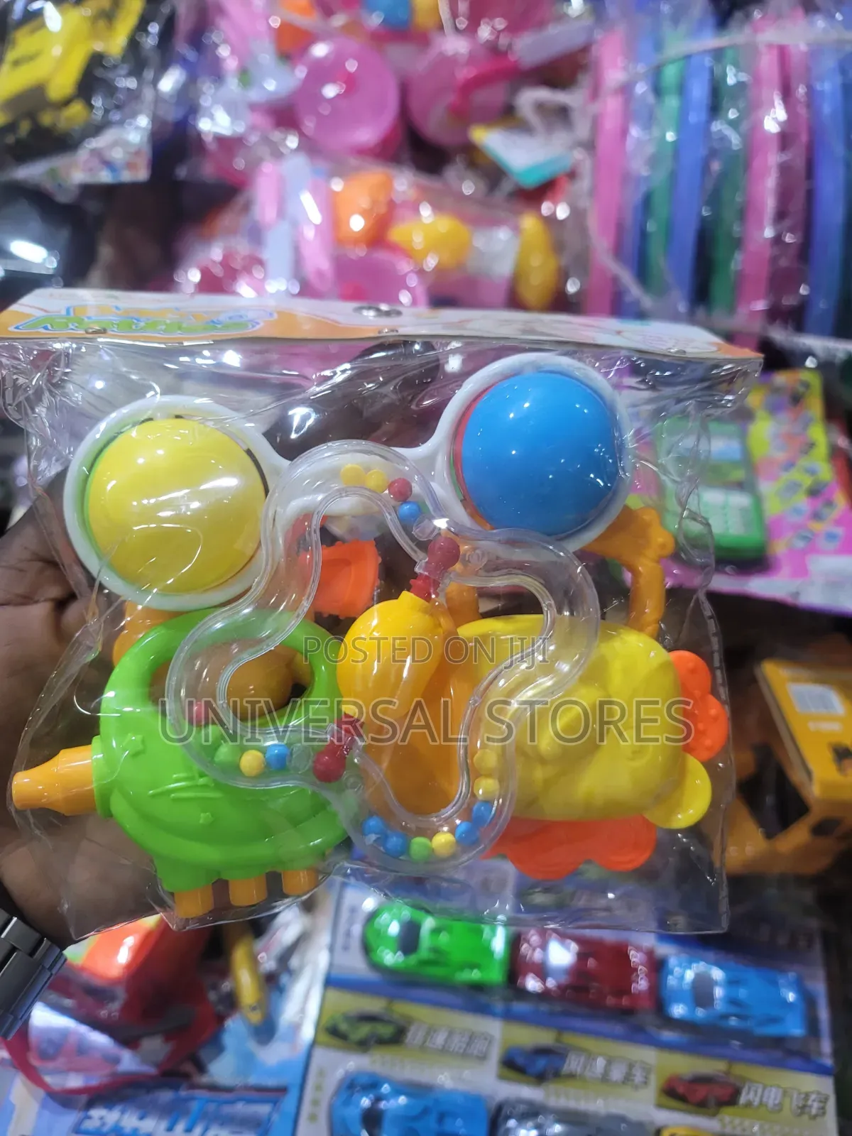 Baby Rattle Multicolored Play Toys 5pcs
