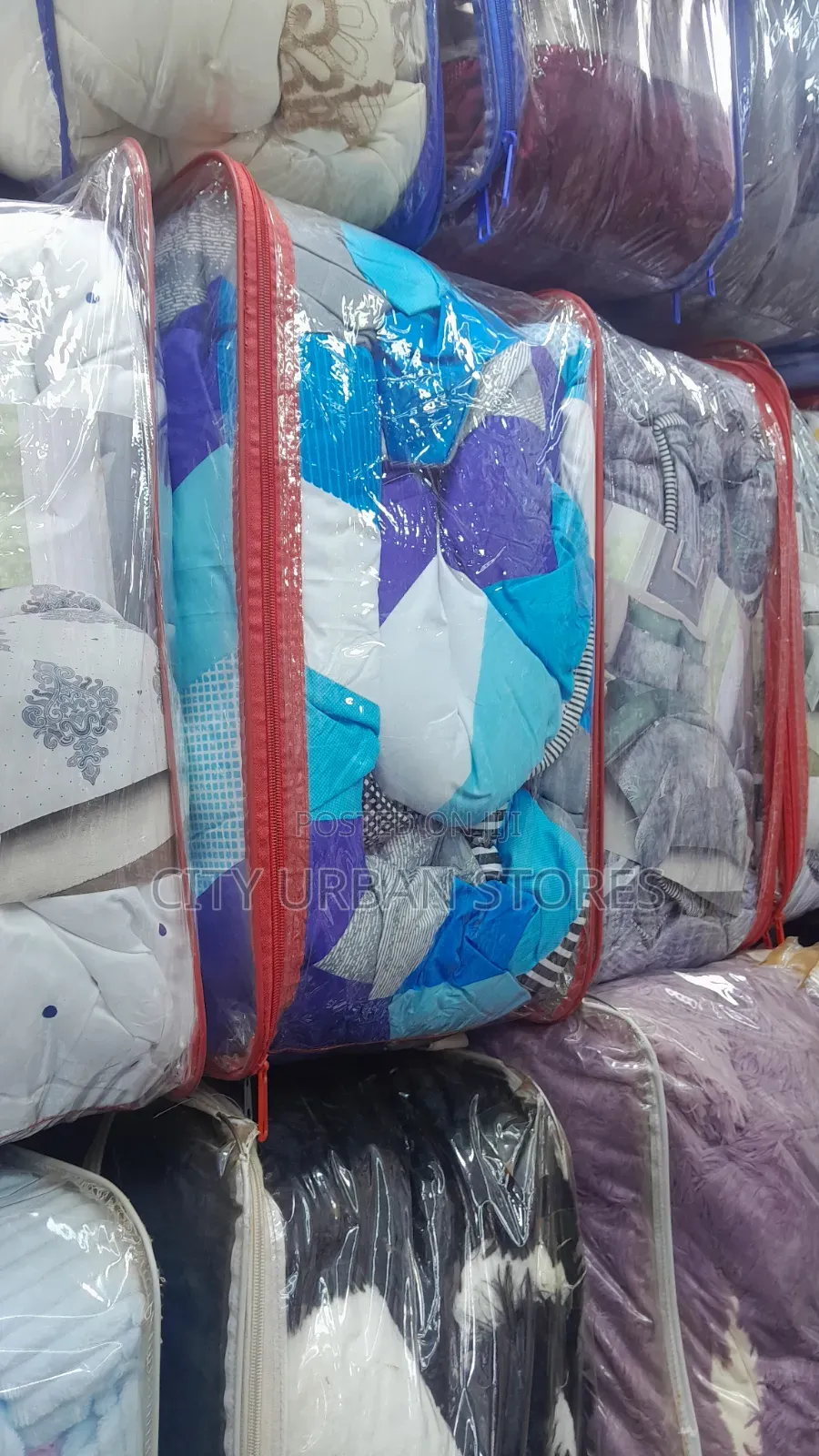Light Blue 4pcs Duvets