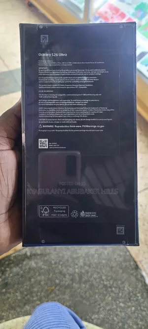 New Samsung Galaxy S26 Ultra 5G 256 GB Red