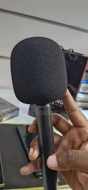 Lavalier Microphone Intew Holder- Black.