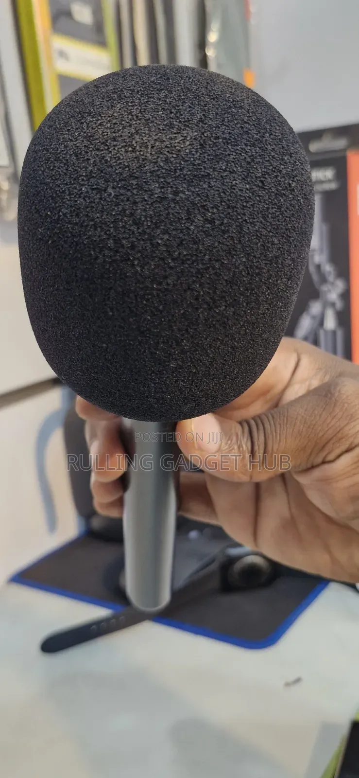 Lavalier Microphone Intew Holder- Black.