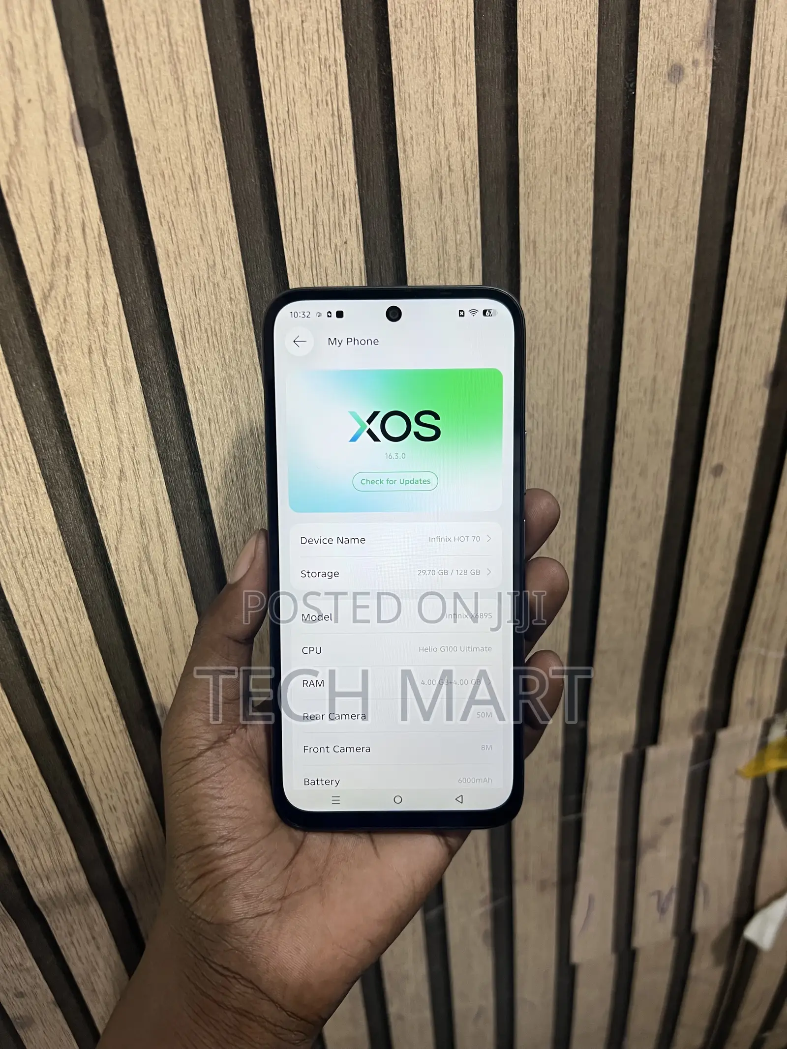 Infinix Hot 70 128 GB Green