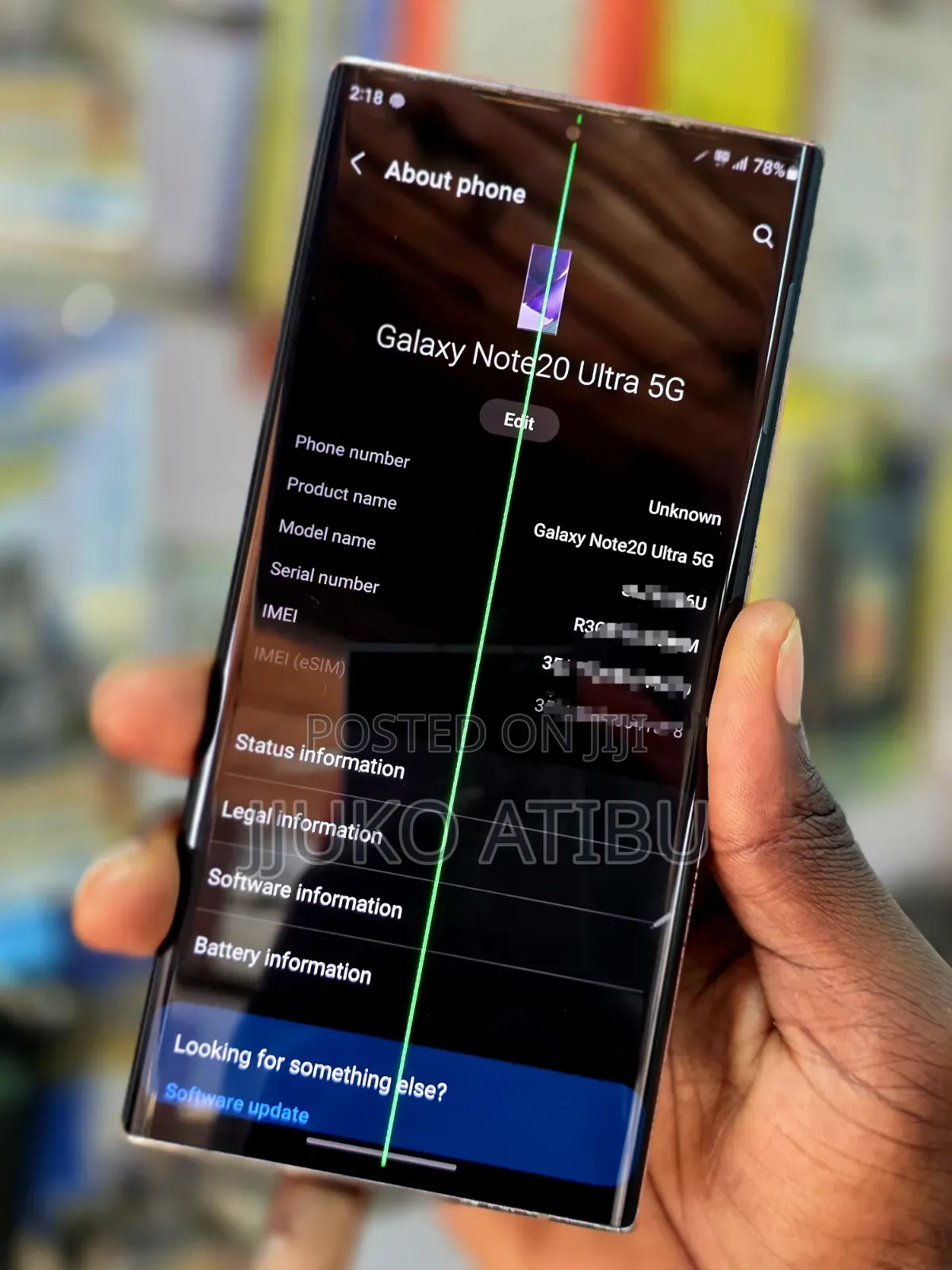 Samsung Galaxy S21 Ultra 5G 128 GB Black