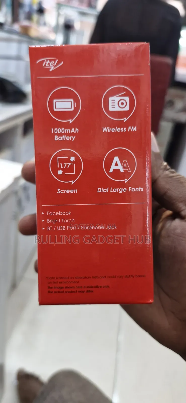New Itel it2163 Black