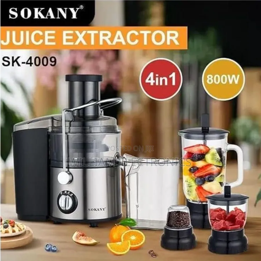 Centrifugal 800W Sokany Juice Extractor/Sokanyjuiceextractor