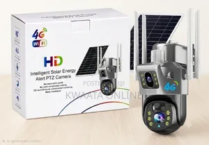 4G Sim Card Dual Lens PTZ Solar Camera WiFi Wireless Security Camera