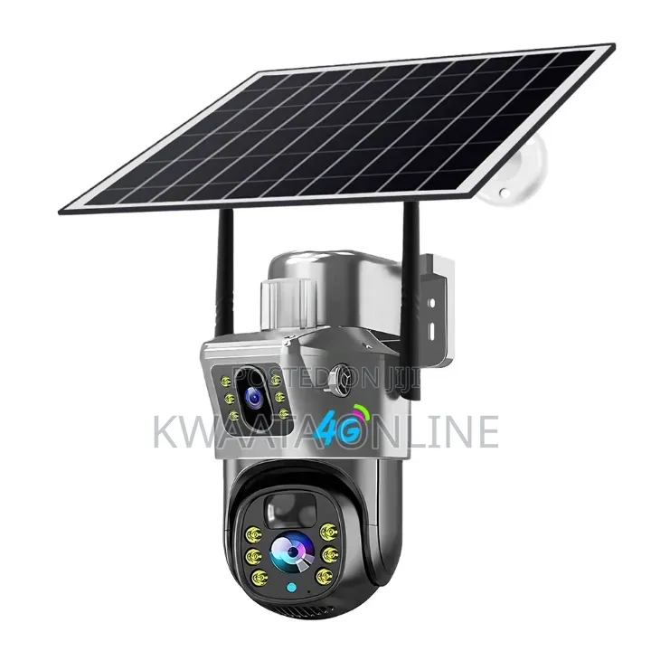 4G Sim Card Dual Lens PTZ Solar Camera WiFi Wireless Security Camera