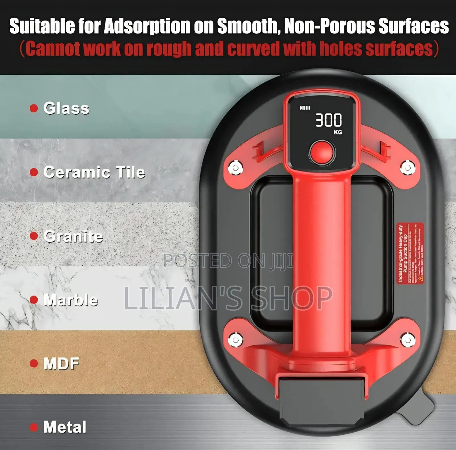 Heavy-Duty Electric Vacuum Suction Cup Lifter