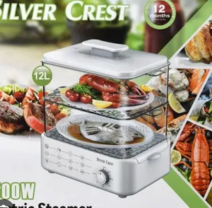 SC-3002 Silver Crest 12L Food Steamer/Electric Food Steamer