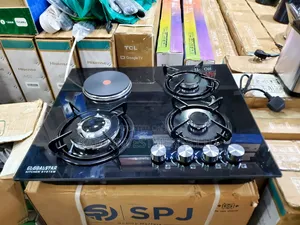 Globalstar 3+1 Hybrid Hob 3 Gas Burners and 1 Electric Hot Plate