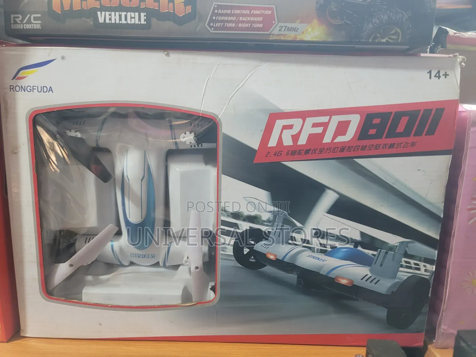 Hybrid Toy Drone, Land and Air Drone