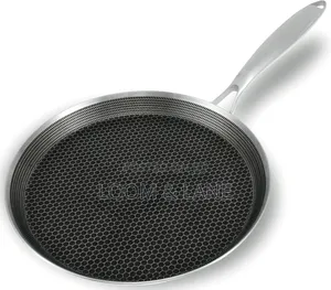 32cm Stainless Steel Honeycomb Frying Pan Non-Stick Pan
