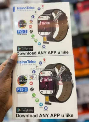 HainoTeko FG-3 5G Android Smart Watch With Real AMOLED Display SIM
