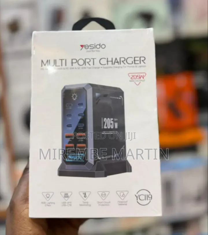 Yesido Yc119 205w Multi-Port Charger