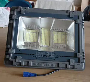 300w Solar Flood Light With Panel Remote Control Security Light