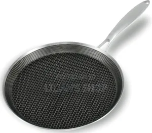 32cm Stainless Steel Honeycomb Frying Pan Non-Stick Pan