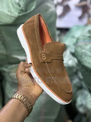 Hermes Slip-on Men's Suede Loafers