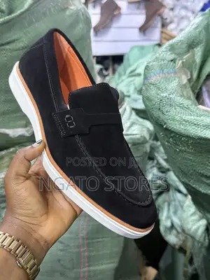 Hermes Slip-on Men's Suede Loafers