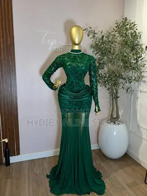 Classic Shiny Long Dress