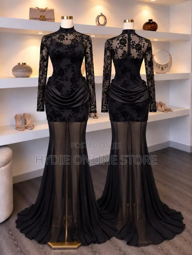 Classic Shiny Long Dress