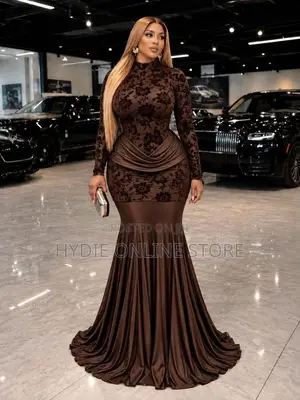 Classic Shiny Long Dress