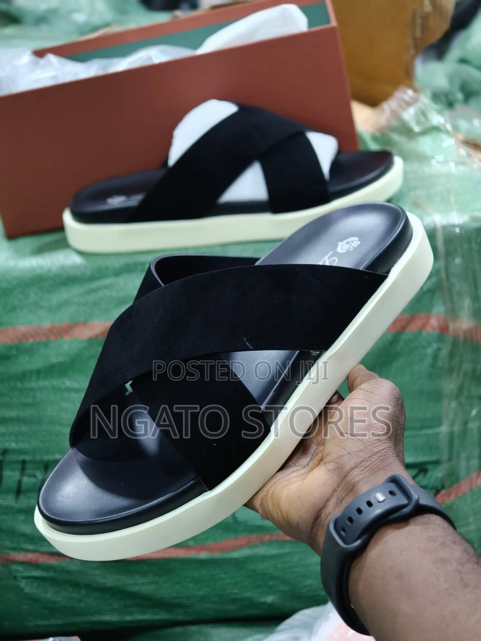 Men’s Loro Piana Slip in Sandals