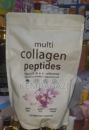 454g Unflavored Multi-Collagen Peptides Dietary Supplement.