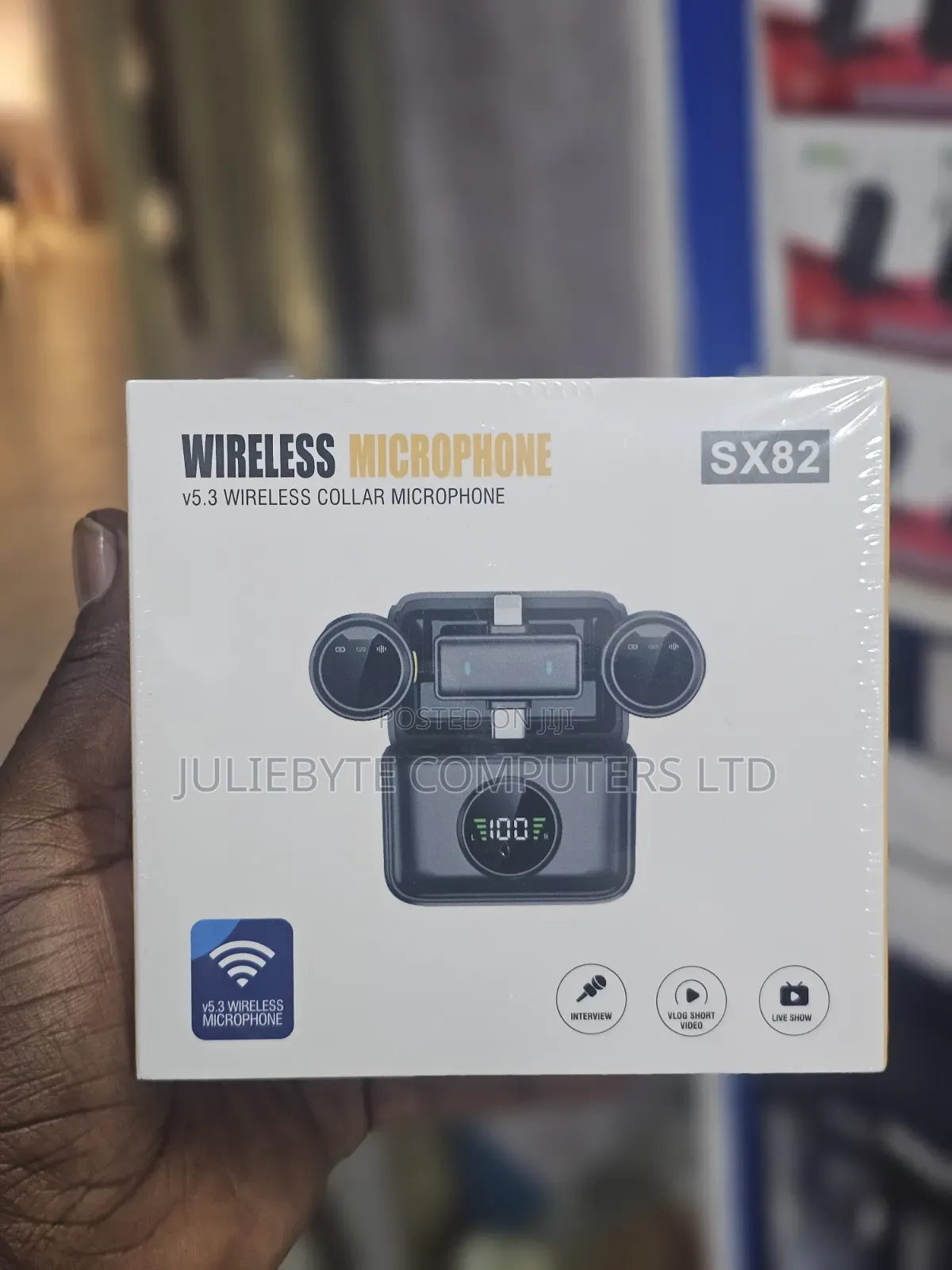 Wireless Collar Microphone Noise Cancelation