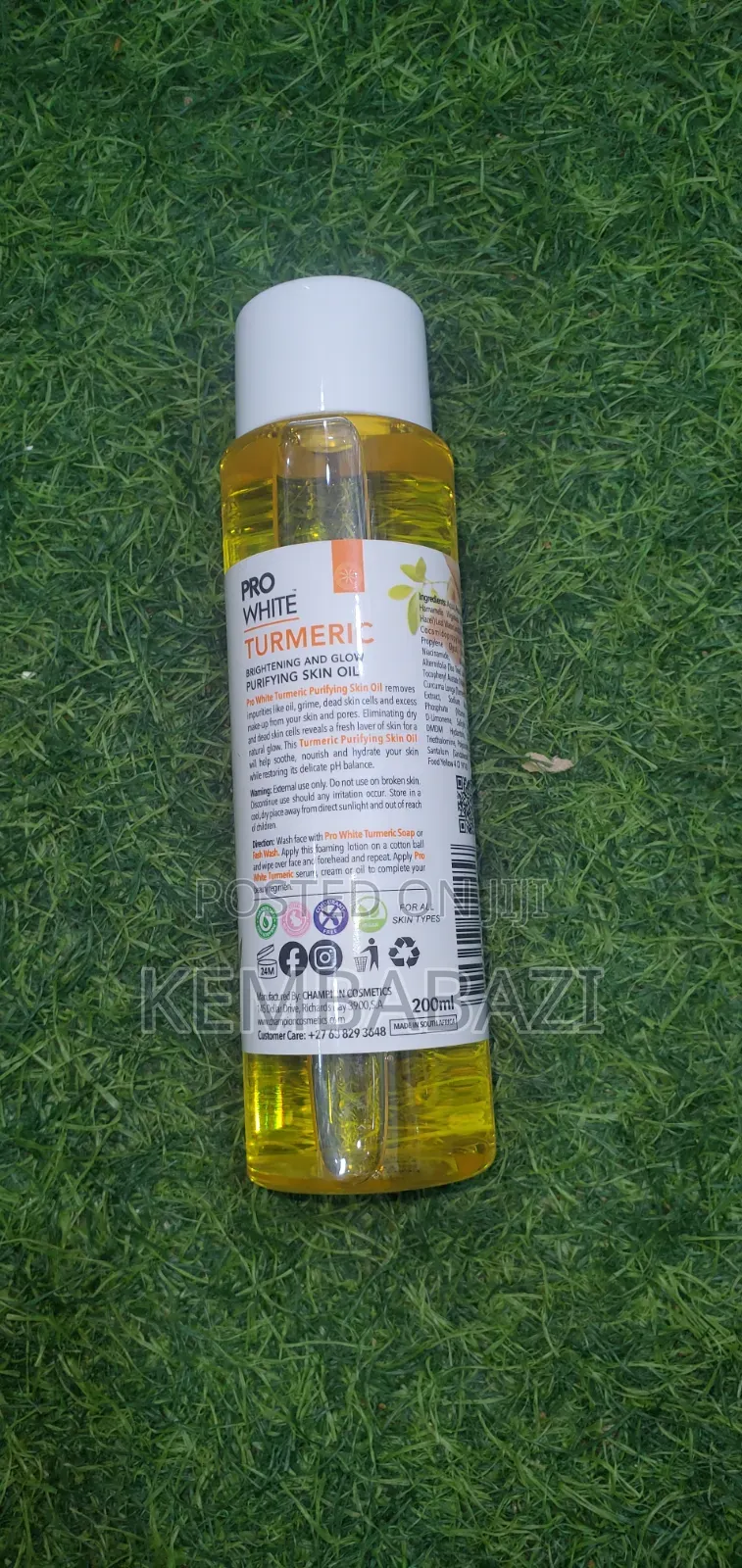 Pro White Turmeric Brightening and Glow Purifying Skin Oil (200ml)