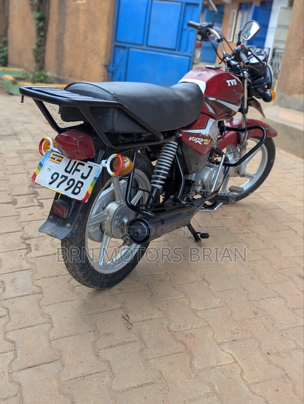 TVS HLX 125 2023 Red