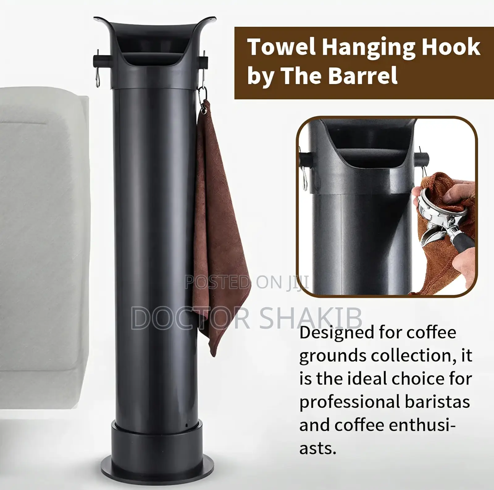 18 L Floor Standing Espresso Knock Box